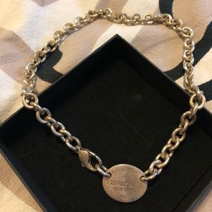 “Please Return To..” Tiffany’s choker necklace